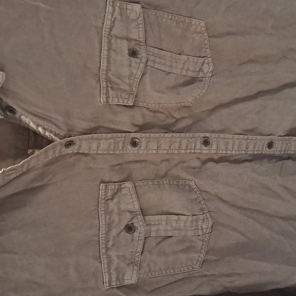 American Eagle Boyfriend Fit Button Up Shirt - Picture 5 of 6